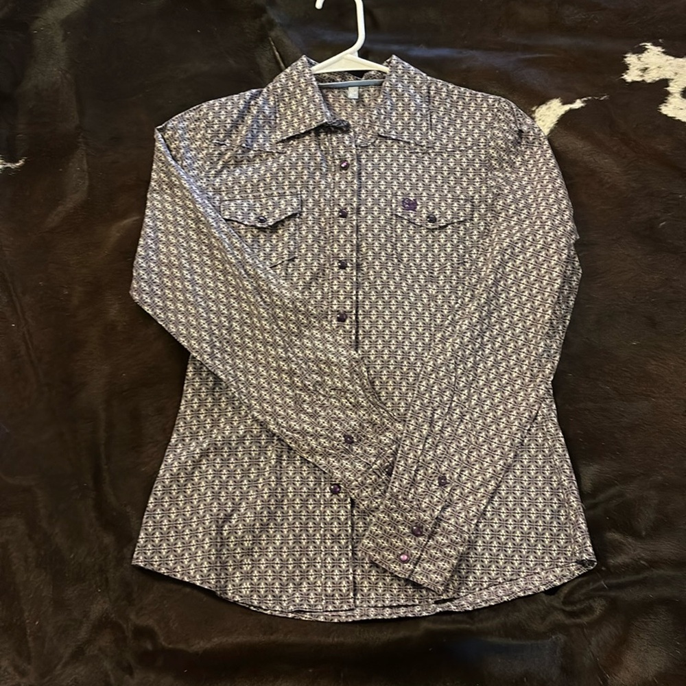 Ladies Cinch Button Down - image 1